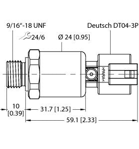 PT100PSIG-1121-U6-DT043P